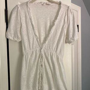 Adorable Anthropologie short-sleeved cardigan